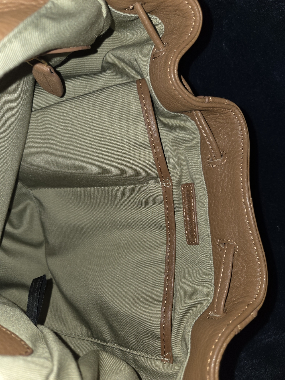 GILI Convertible Leather Backpack - Picture 8 of 8